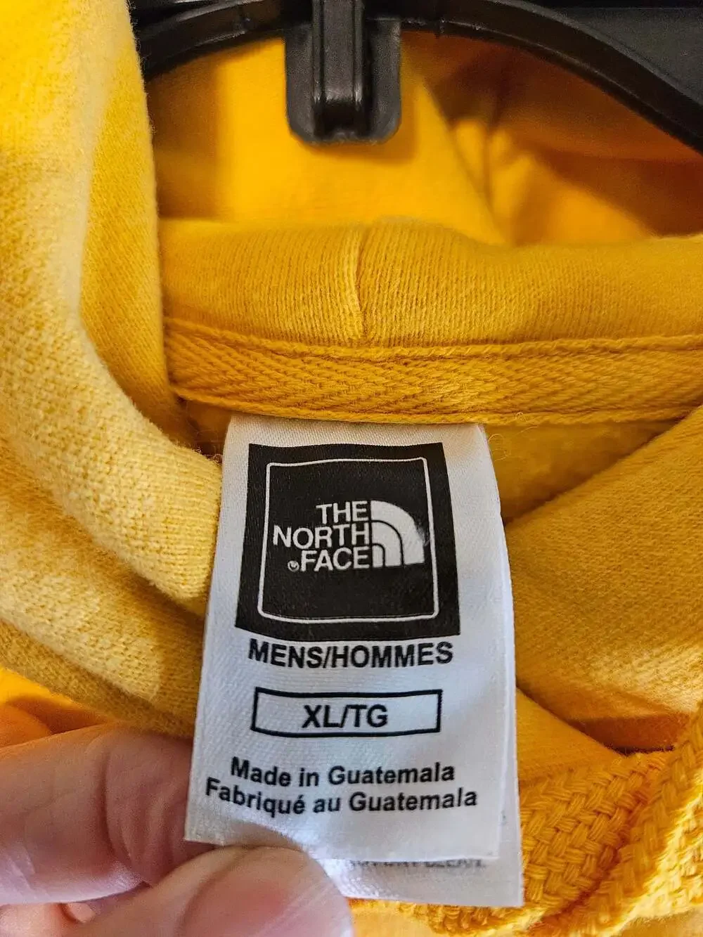 The North Face Men's Yellow Half Dome Logo Pullover Hoodie XL